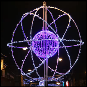 Boules lumineuses LED magiques à suspendre pour Noël et le Nouvel An, manuel d'utilisation pour la décoration des fêtes - Product Image 3