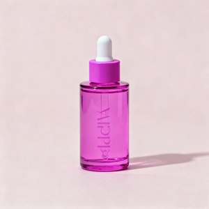 บรรจุภัณฑ์เครื่องสำอางแบบกำหนดเองขนาด 1 ออนซ์ ขวดเซรั่ม 30 มล. ทรงกระบอก ขวดแก้วแบบไหล่เรียบพร้อมหลอดหยดสำหรับน้ำมันหอมระเหย - Product Image 2