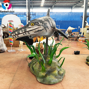 โมเดลอิชทีโซซอร์เคลื่อนไหวได้ ยาว 3 เมตร - รูปปั้นสัตว์ทะเลจำลองที่สมจริงสำหรับตู้ปลาและงานแสดงโลกใต้<span class=keywords><strong>น้ำ</strong></span> - Product Image 6