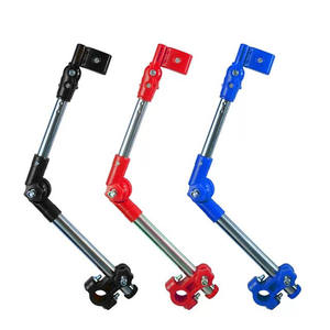 Porte-parapluie télescopique pliable pour vélo électrique Qt, support réglable à 360 degrés pour vélo et poussette - Product Image 3