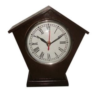 Hot Selling Antiqued Table <b>Clock</b> with Retro Book Design Quartz Projected Calendar Wall-Mountable Timing Feature - Product Image 6
