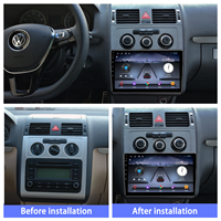 Meihua10.1 pouces voiture Android lecteur Dvd pour 2004-2008 Volkswagen Touran manuel A/C avec système de navigation GPS