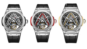 Montre pour homme Aesop originale, squelette, tourbillon, luxe, entièrement automatique, mécanique, montre-bracelet - Product Image 2