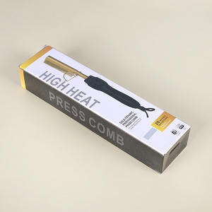 Peigne en plastique de lissage de curling sec pour le chauffage rapide électrique à double usage peigne de coiffage à usage domestique - Product Image 2