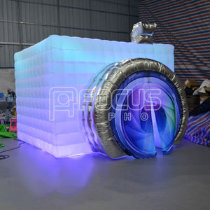 LED 조명이있는 JLJ 풍선 카메라 사진 부스 멋진 사진 경험을위한 풍선 LED 포토 부스 큐브 - Product Image 2