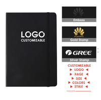 Carnet personnalisable avec logo, toucher doux, impression holographique, couverture rigide en PU, format A5