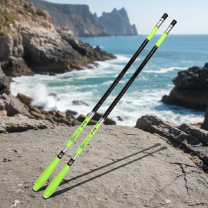 Cannes à pêche télescopiques en carbone de 3,6 m et 4,5 m, action rapide, cannes à pêche à la main pour la pêche au leurre, poisson-chat, saumon et bar - Product Image 6