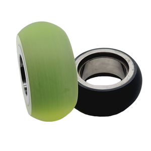Ruedas de Fricción de Silicona con Recubrimiento de Goma Esférico Exterior, Ruedas de Plástico de Nailon - Product Image 1