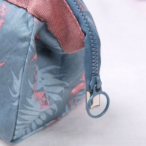 Big Cheap Travel Felt Make-up Bag Logo Custom Foldable Canvas Mesh Make up Clear Kits Bag Organizer - Product Image 4