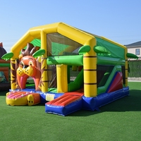 Château gonflable en PVC à vendre, petit château gonflable commercial avec une capacité de plus de 500 kg pour 1 à 10 enfants