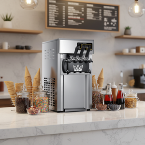 <span class=keywords><strong>AN</strong></span> Elektrische Eiscreme- und Gelato-Maschine - 1300W Energy Star Zertifiziert 220V/110V Kompatibel - Product Image 1