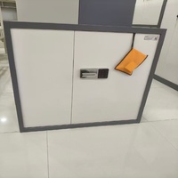 Casier individuel à deux portes, casier à vêtements en acier à 2 niveaux, armoire métallique pour vêtements, casier en acier pour écoliers