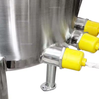 Offre Spéciale mélangeur en acier inoxydable 50L haut cisaillement homogénéisateur émulsifiant réservoir émulsifiant