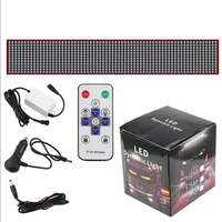 Pantalla LED Flexible para Ventana de Camión, Ojos LED Brillantes, Desplazamiento, Parpadeo, Ojos de Demonio