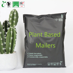 Self Adhesive Shipping Clothing Plastic Mailing Packaging Cornstarch Envelope 100% Pla Compostable Poly Bag Biodegradable Mailer