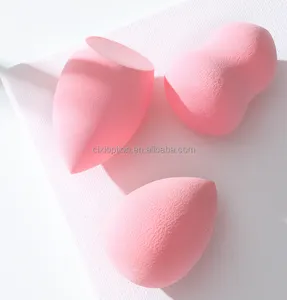 Super Soft Beauty Hydrophilic Polyurethane Blender Sponge Vegan Foundation Blending Makeup Sponge Heart-shaped