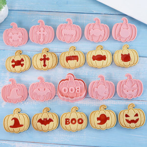 <span class=keywords><strong>Emporte</strong></span>-pièces en forme de citrouille d'Halloween, style N, lot de 10, pour biscuits fourrés à la <span class=keywords><strong>confiture</strong></span> et à la crème, outils de pâtisserie - Product Image 2