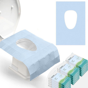 Set di 10 Copriwater Monouso Impermeabili a 2 Strati con Adesivo 40x60CM in Confezione Individuale per Hotel - Product Image 5