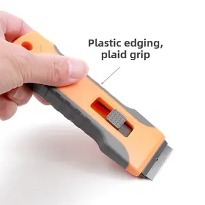 Grattoir à lame en métal pour voiture Colle Autocollant Enlèvement Fenêtre Verre Céramique <span class=keywords><strong>Four</strong></span> Hob Cleaner Outil de nettoyage ménager Raclette sale - Product Image 3