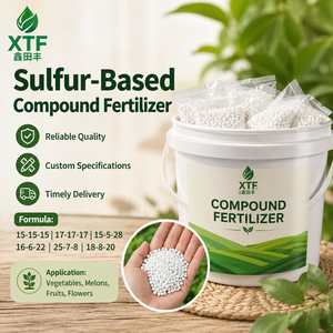 Fertilizante NPK a Base de Azufre para Mejorar la Fertilidad del Suelo <span class=keywords><strong>15</strong></span>-<span class=keywords><strong>15</strong></span>-<span class=keywords><strong>15</strong></span> 25-7-8 Especificaciones Personalizables Fertilizante Bioactivo Venta al por Mayor de Fábrica - Product Image 2