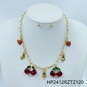 Set di gioielli da donna alla moda con Texture martellata collane pendenti alla moda per accessori Casual per feste - Product Image 1