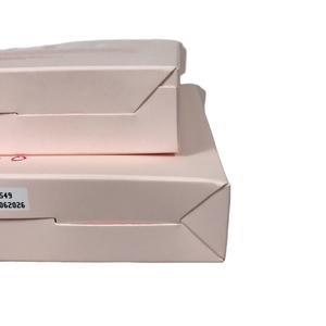 Sang trọng tùy chỉnh chăm sóc da tự động-khóa Masking Hộp bao bì cho mỹ phẩm màu hồng logo dập nổi UV in gấp carton cho mặt nạ - Product Image 5