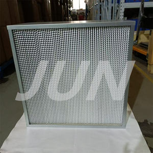 H10-H14 de filtre à plaque de cadre en alliage d'aluminium U15 Vente en gros et au détail Élément de filtre à air neuf en papier - Product Image 3