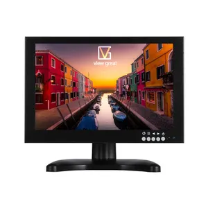 Moniteur LCD d'ordinateur OEM 10 pouces écran large 16:10 moniteur Portable 10.1 pouces moniteur de surbrillance 12V DC entrée