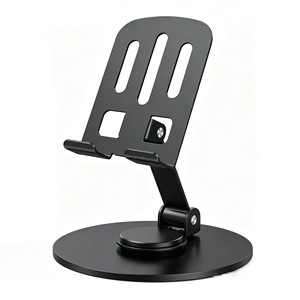 Support de téléphone en métal Jin Xixiang, rotation à 360 degrés, support de bureau pliable pour téléphone, tablette, diffusion en direct - Product Image 3