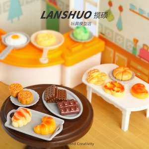 Juguetes de comida en miniatura Lanshuo, accesorios de cocina de simulación, resina plástica, accesorios de bricolaje para niños, juego de simulación. - Product Image 3