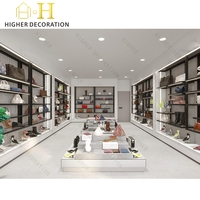Vitrine d'usine pour sacs à main, présentoir de sacs personnalisé, mobilier de vente au détail pour magasin de chaussures et de sacs