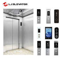 Interphone intelligent haut de gamme avec surveillance à distance, système d'amortissement de chocs pour ascenseur de villa, sûr, capacité de 400 kg, ascenseur privé pour villa