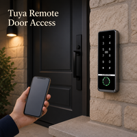 Clavier d'accès par empreinte digitale WiFi Tuya 2.4G, étanche IP66, 100 empreintes digitales, carte d'identité en option, carte IC, contrôle d'ouverture de porte à distance