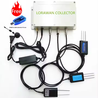 Capteur de température, d'humidité et de conductivité électrique du sol RS485 avec système de surveillance cloud 4G WIFI LORAWAN MQTT JSON personnalisé