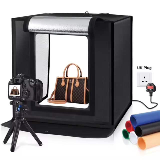Original Factory Photo Studio Mini Studio Box Shooting Tent Soft Box Photography Kit LED Photo Light Box