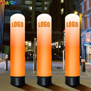 Pilier gonflable personnalisé illuminé avec éclairage interne pour la visibilité <span class=keywords><strong>de</strong></span> la marque lors d'événements nocturnes - Product Image 2