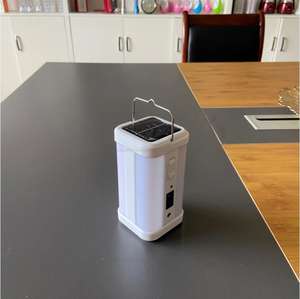 Linternas LED de 4 lados recargables solares con panel solar de 0,5 W Luz de camping al aire libre a prueba de agua - Product Image 6