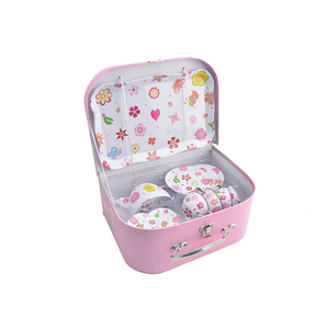 Rôle éducatif jeu 15 pièces en plastique tasse à thé Chinoise semblant jouet thé ensemble <span class=keywords><strong>fille</strong></span> <span class=keywords><strong>valise</strong></span> pour enfants - Product Image 6