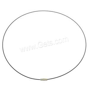 สายสร้อยคอไทเกอร์เทลแบบขายส่ง พร้อมตัวล็อคแบบเกลียวทองเหลือง ขนาด 1 มม. ขายเป็นเส้นยาว 21 นิ้ว อุปกรณ์สำหรับทำเครื่องประดับ 15701 - Product Image 2