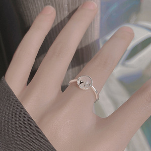 Deer Road With You Ring For Women Simple Design Light Luxury Valentine's Day Gift Jewelry Animal Shape Geometric Style - Product Image 2