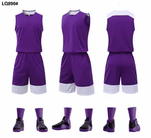New Season Custom Design Basketball Wear Sublimation Sportswear latest double-sided basketball jersey
