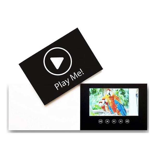 Custom A4/A5 5/7/10.1 Inch Video Player Brochure Portable Displayer Booklet Advertising Digital LCD Screen