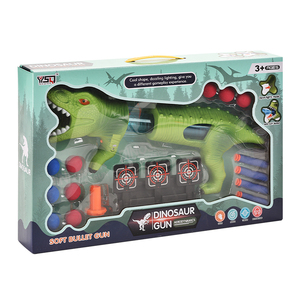 Keluaran baru suara dinosaurus dan cahaya peluru lembut pistol udara 2 in 1 musim panas mainan luar ruangan untuk anak-anak - Product Image 2
