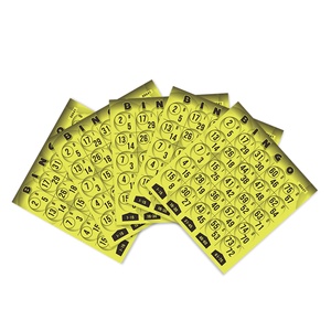 Papel de Juego de Bingo Clásico con Números de la Suerte, Impresión Reciclable, con Impresión de Tarjetas, Venta al por Mayor de Tarjetas de Bingo - Product Image 5