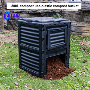 Bán buôn 300L pp đen màu xanh lá cây màu rác tái chế vuông compost bin - Product Image 2