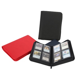 Torson Vente en gros Album Pokemo Classeur à cartes 4 pochettes Capacité de carte de 160 + Logo personnalisable et taille Couverture en PU avec sac à fermeture éclair - Product Image 1