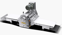 Machine à rouler en acier inoxydable de qualité commerciale pour table, laminoir continu pour croissants pour boulangerie
