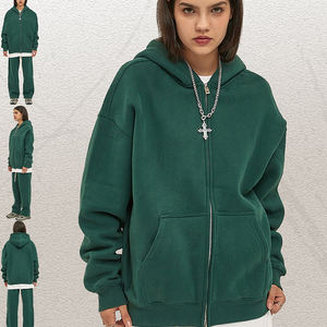 Sudadera con Capucha de Algodón y Poliéster de Primera Calidad, Tejido Grueso de 360 GSM, Sudadera Extra Grande Personalizada para Hombre - Product Image 4