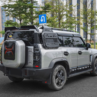 Kit de carrosserie Ineos Grenadier avec couvercle de protection de panneau d'extension de fenêtre latérale multifonctionnel en alliage d'aluminium Accessoires extérieurs