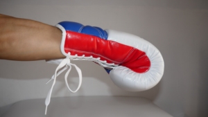 Guantoni da Sparring Leggeri <span class=keywords><strong>WKA</strong></span> Tie Trophy con Nastro Blu Marrone, Zebra, Thaismai, Onyx, Oro, Dropshipping, Inners, Lilla, Krace - Product Image 3